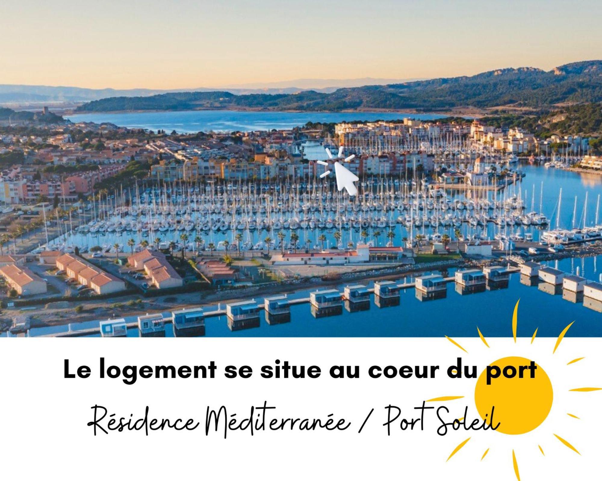 - L'Horizon Bleu - Cocon Romantique Avec Vue Mer Panoramique Gruissan Εξωτερικό φωτογραφία