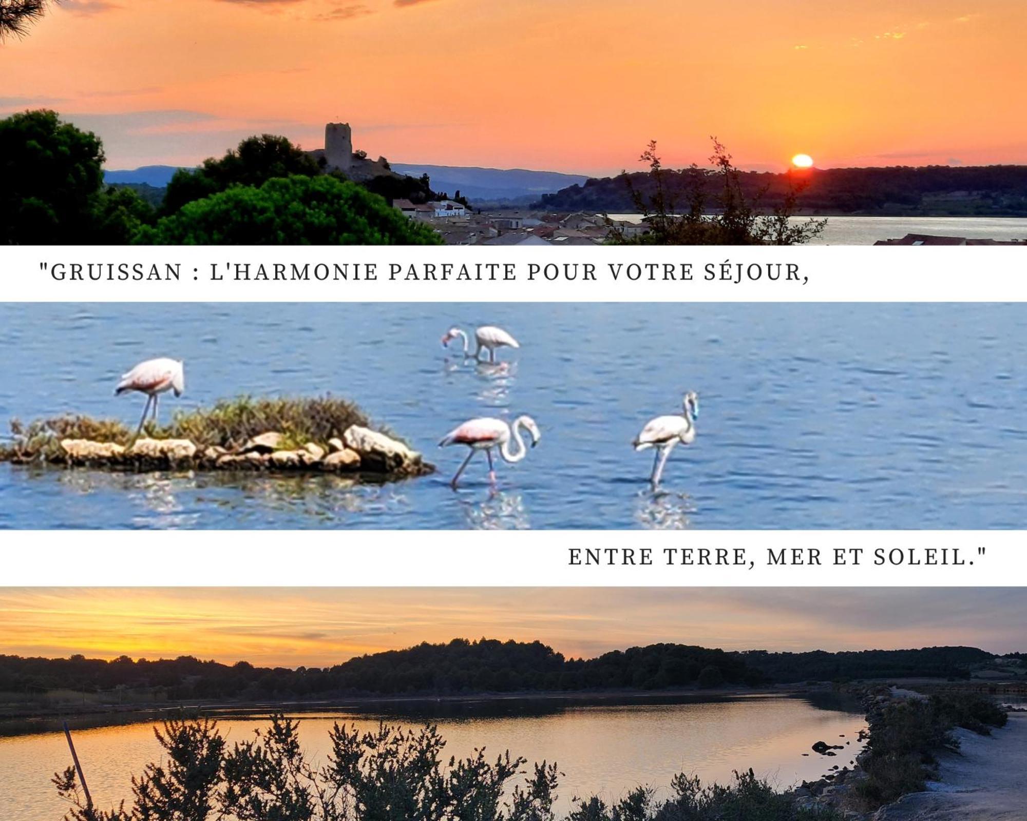 - L'Horizon Bleu - Cocon Romantique Avec Vue Mer Panoramique Gruissan Εξωτερικό φωτογραφία